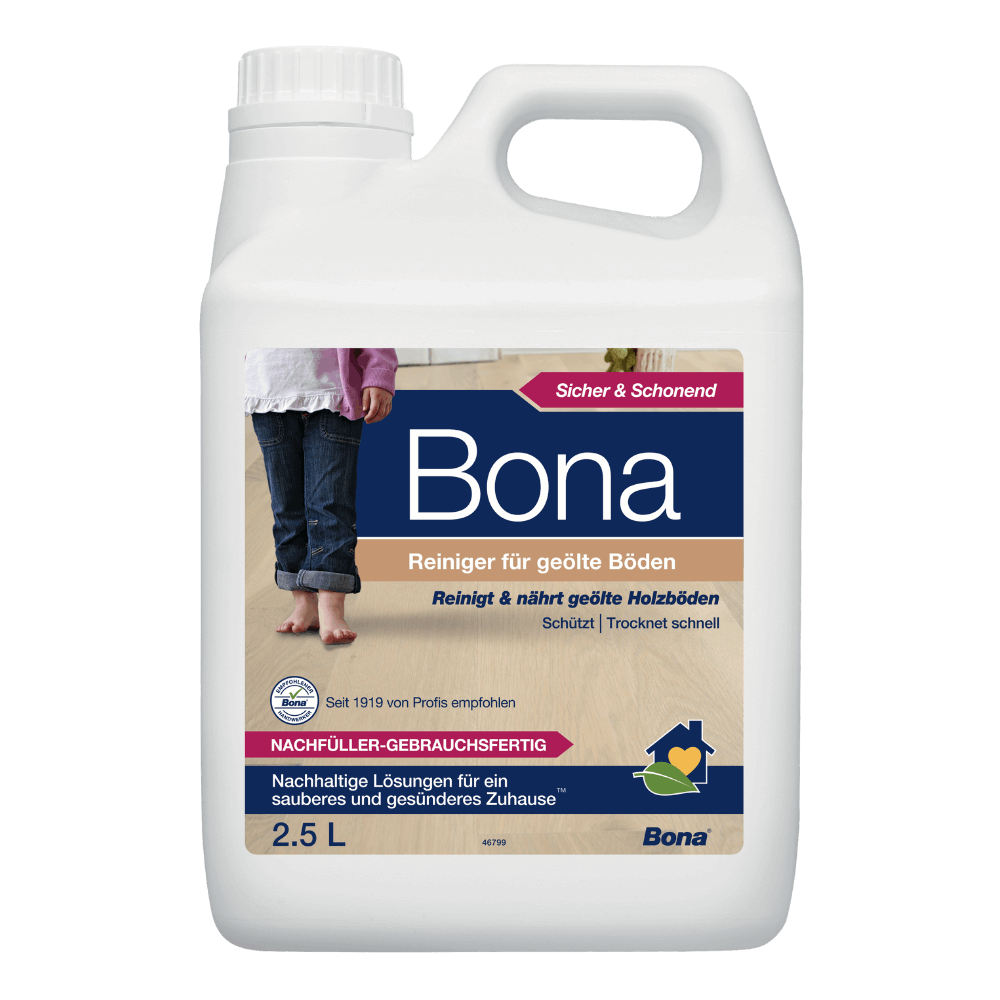 Bona Reiniger für geölte Holzböden Nachfüllkanister 2,5 L