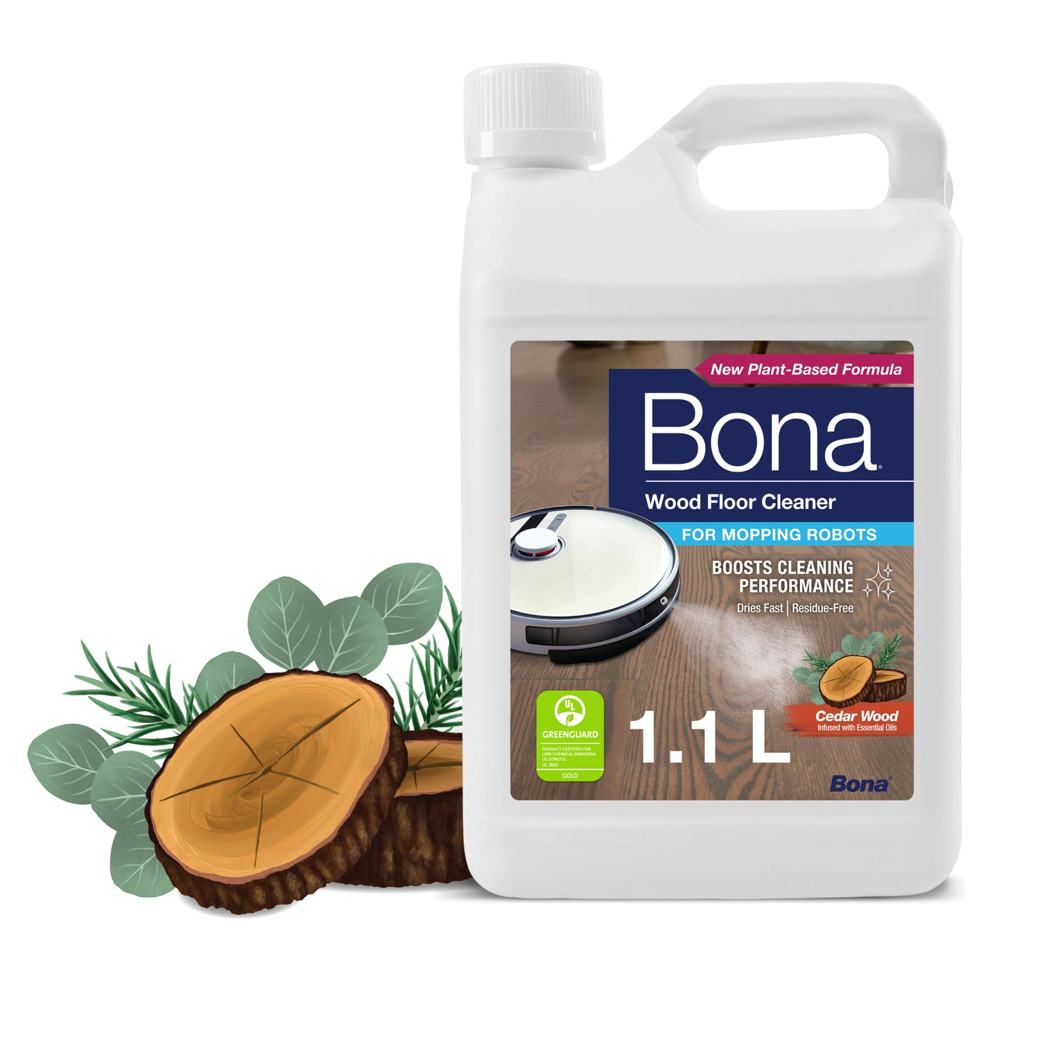 Concentré nettoyant Bona pour planchers de bois 2, 5L parfum de bois de cèdre