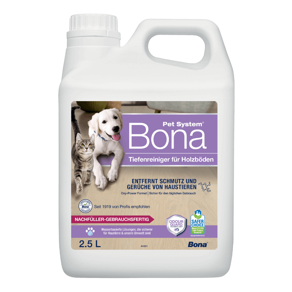 Bona Pet System™ Tiefenreiniger für Holzböden Nachfüllkanister 2,5 L