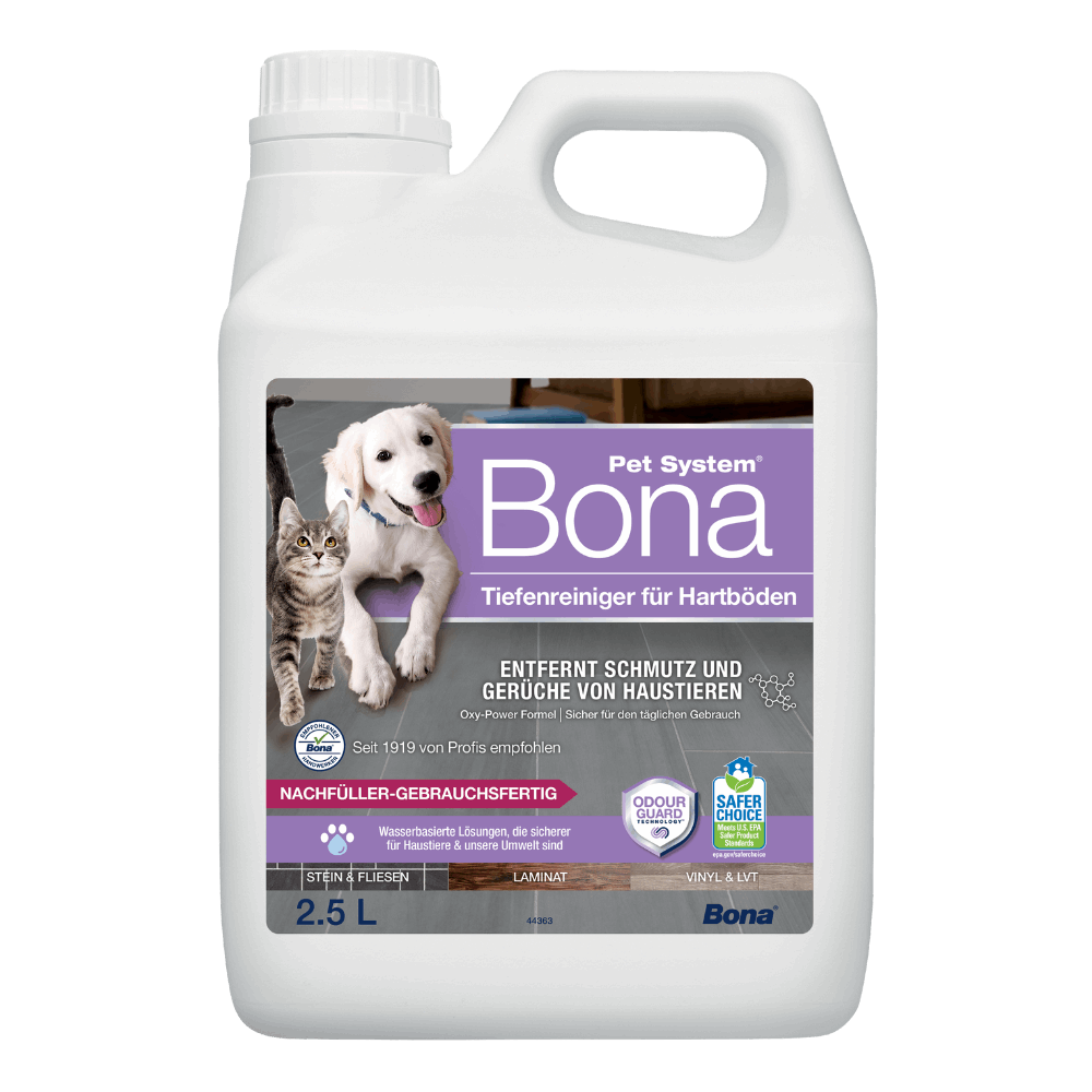Bona Pet System™ Tiefenreiniger für Hartböden Nachfüller 2,5 L