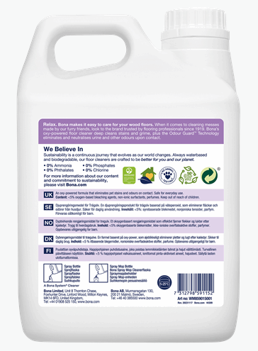 Bona Pet System™ Tiefenreiniger für Holzböden Nachfüllkanister 2,5 L