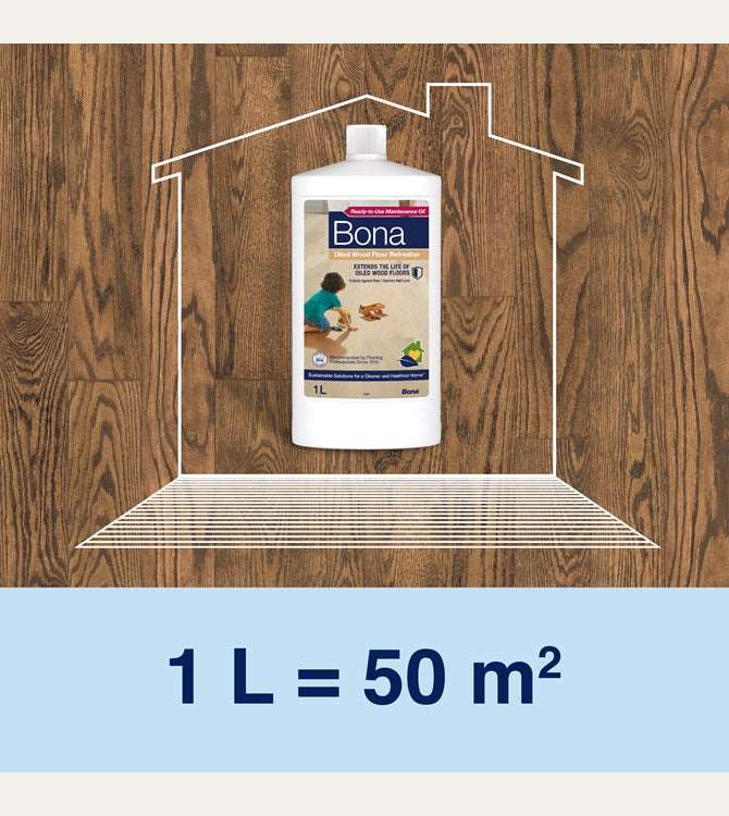 Bona Refresher für geölte Holzböden 1L bis 50m2