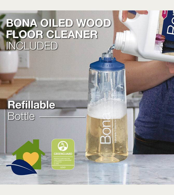 Bona Premium Spray Mop für geölte Holzböden: Nachfüllbar